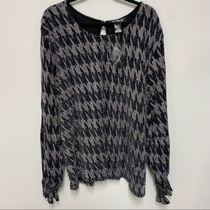 Plus Size Holiday Sparkle Top Size 30/32